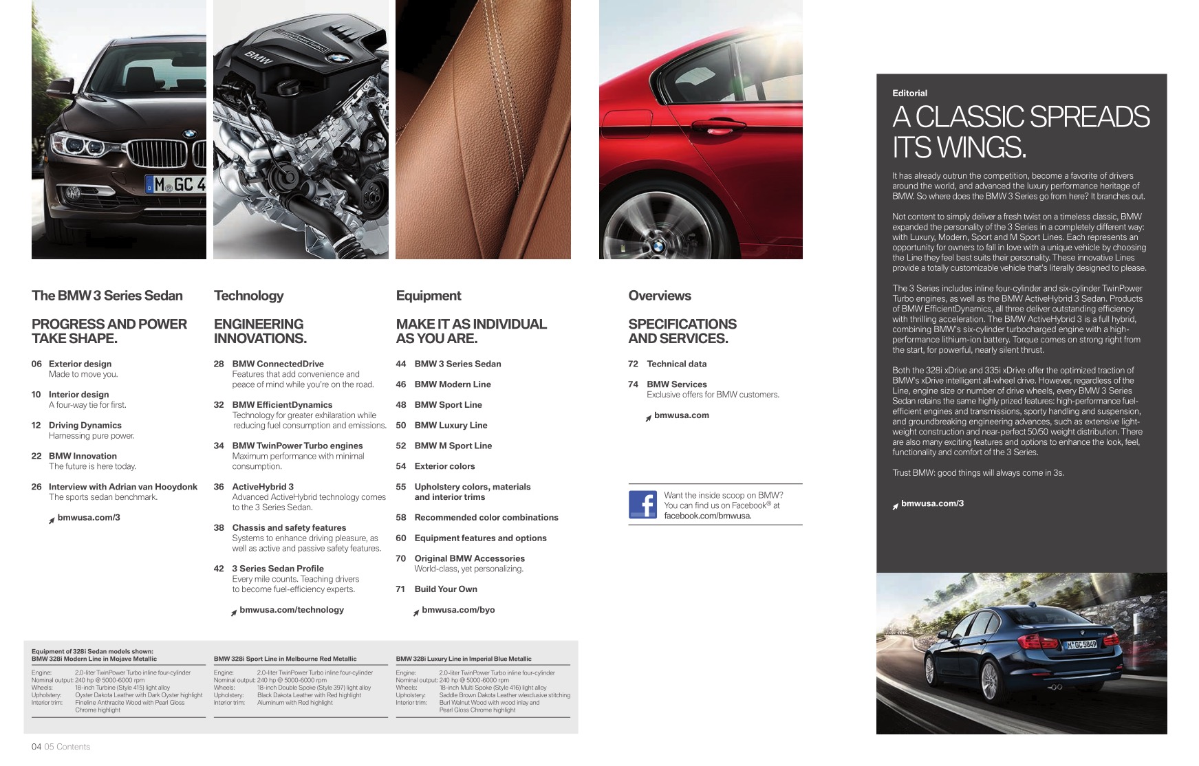 2013 BMW 3 Series Sedan Brochure Page 7